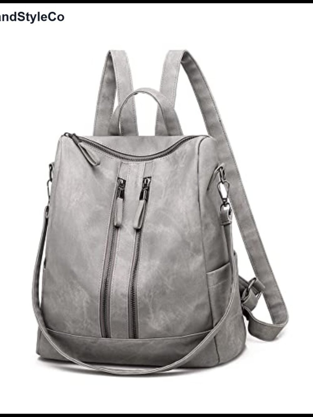 Convertible Backpack Purse Multipurpose Shoulder Bag Waterproof Nylon Canvas
